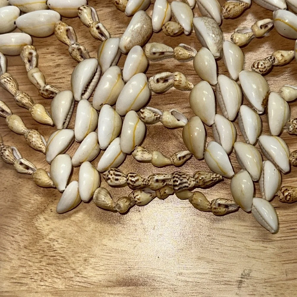 1970’s Puka Cowrie  Shell Trivet Seashell‎ Wallhanging 9”